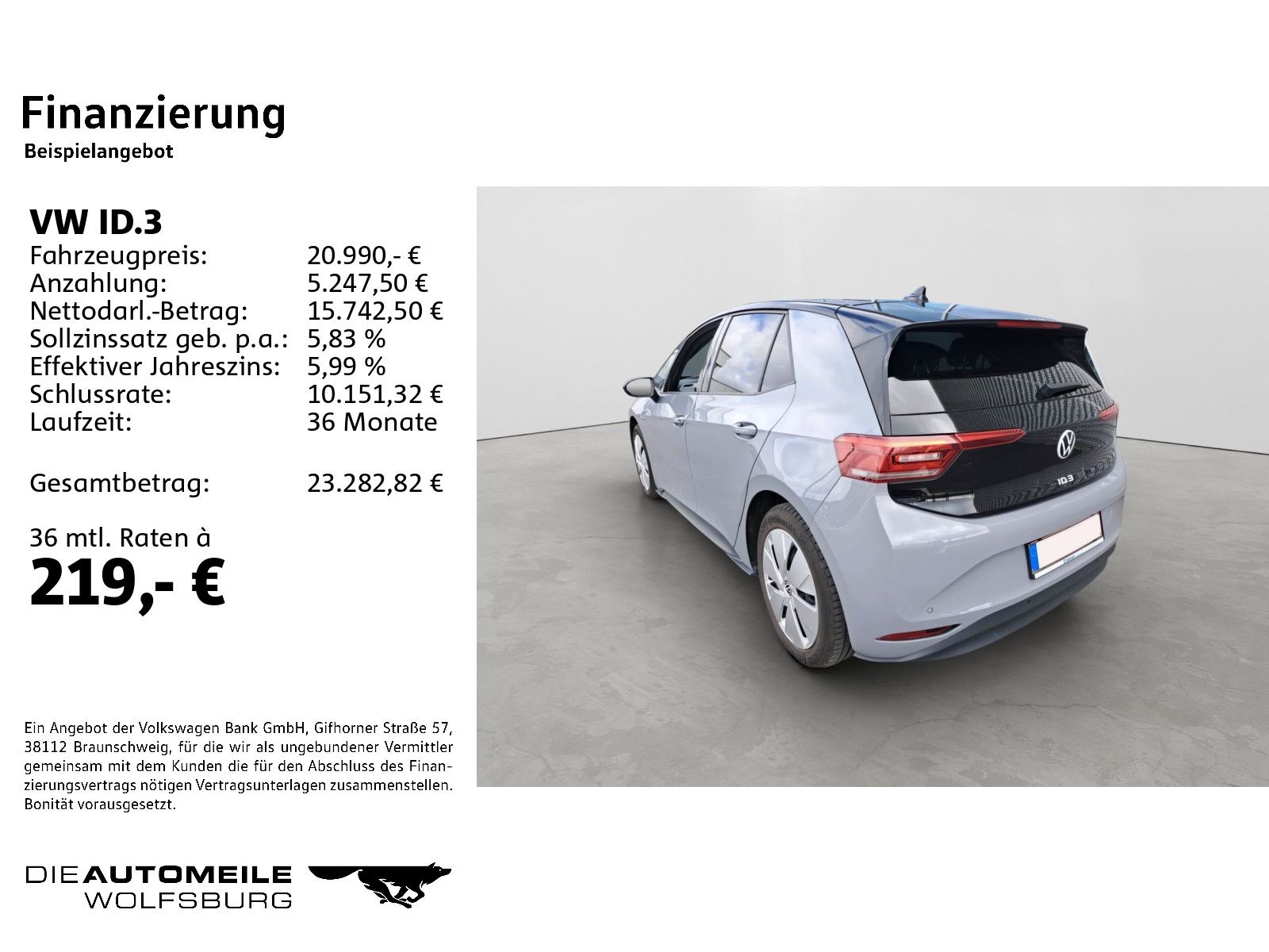 Volkswagen ID.3 Pro Performance PANO/NAVI/MATRIX/HUD imagem 2