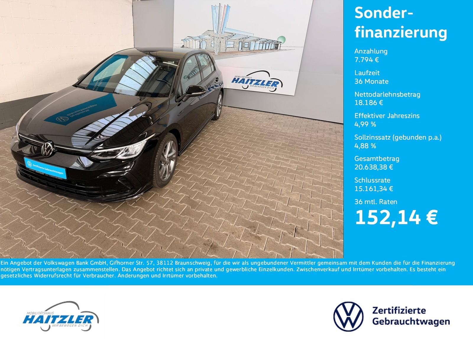 Volkswagen Golf VIII Lim. R-Line 1,5 eTSI DSG +Navi+ACC+LED