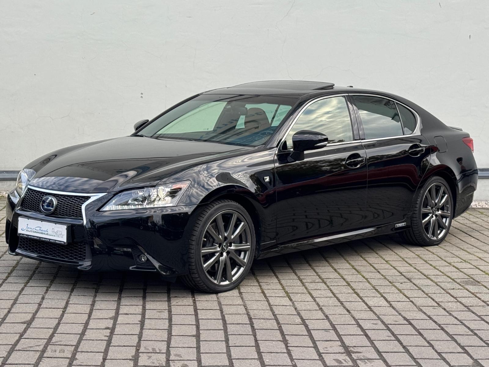 Lexus GS 450h F Sport 345 ch Hybride • Mark Levinson • Toit ouvrant • 4 roues directrices • Sièges ventilés
