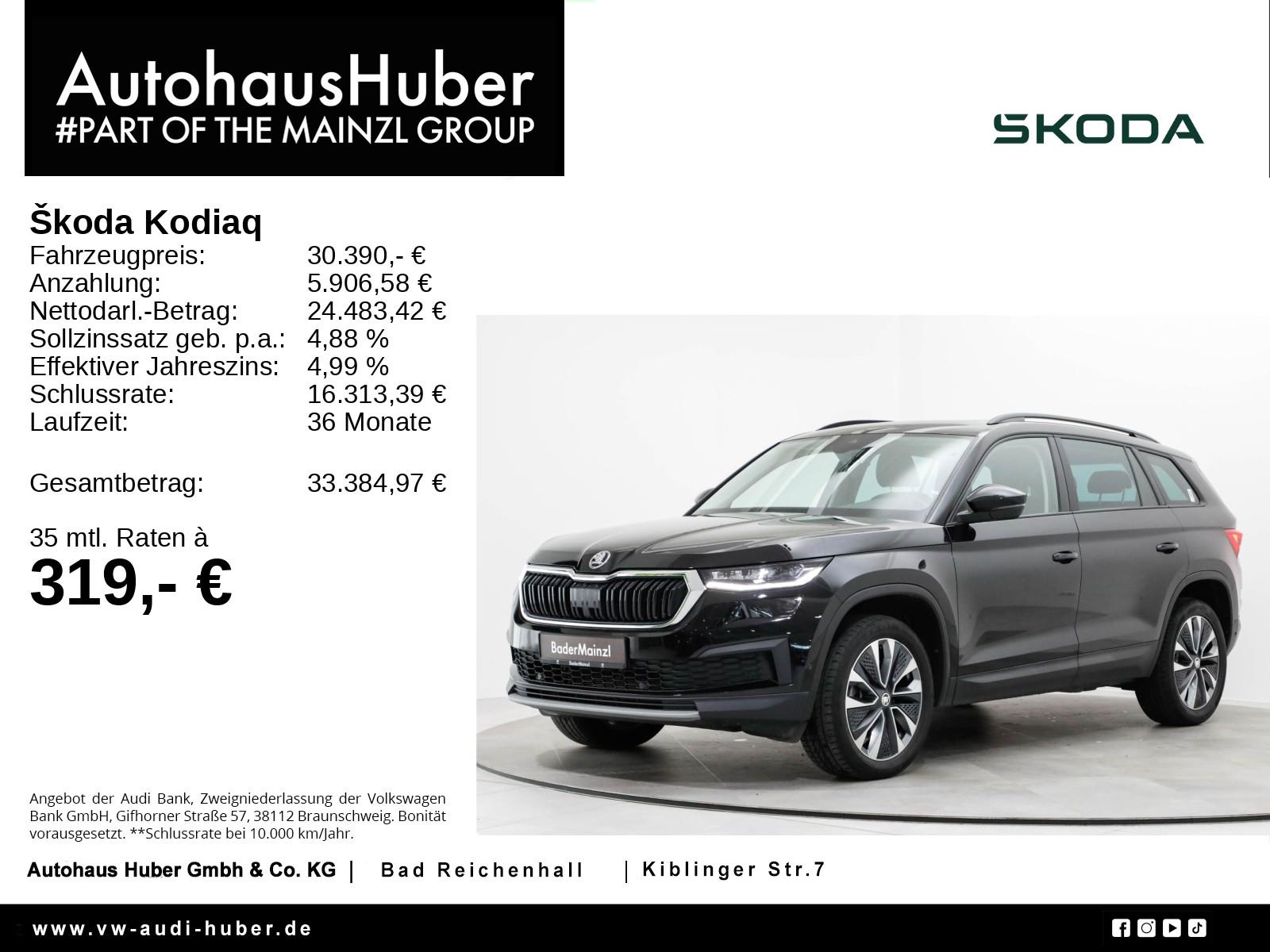 Skoda Kodiaq 2.0 TDI 4x4 DSG Tour AHK Pano Canton Virt