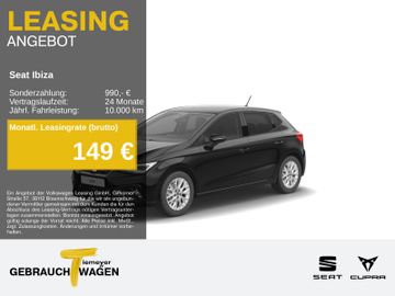 Seat Leasingangebot: Seat Ibiza 1.0 TSI DSG FR NAVI ACC LED