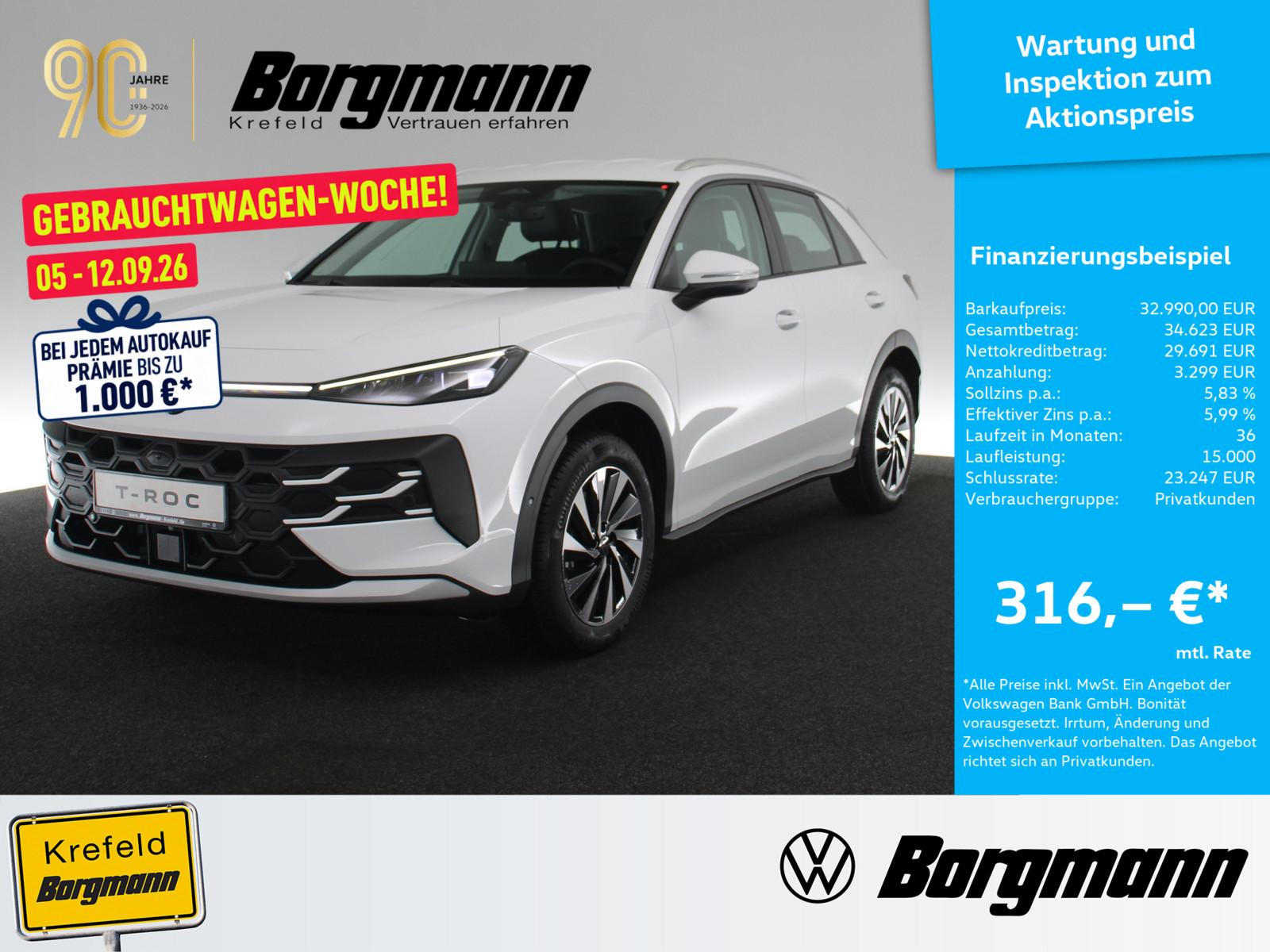 Volkswagen T-Roc 1.5 eTSI Style AHK 360° HUD ACC NAVI SHZ