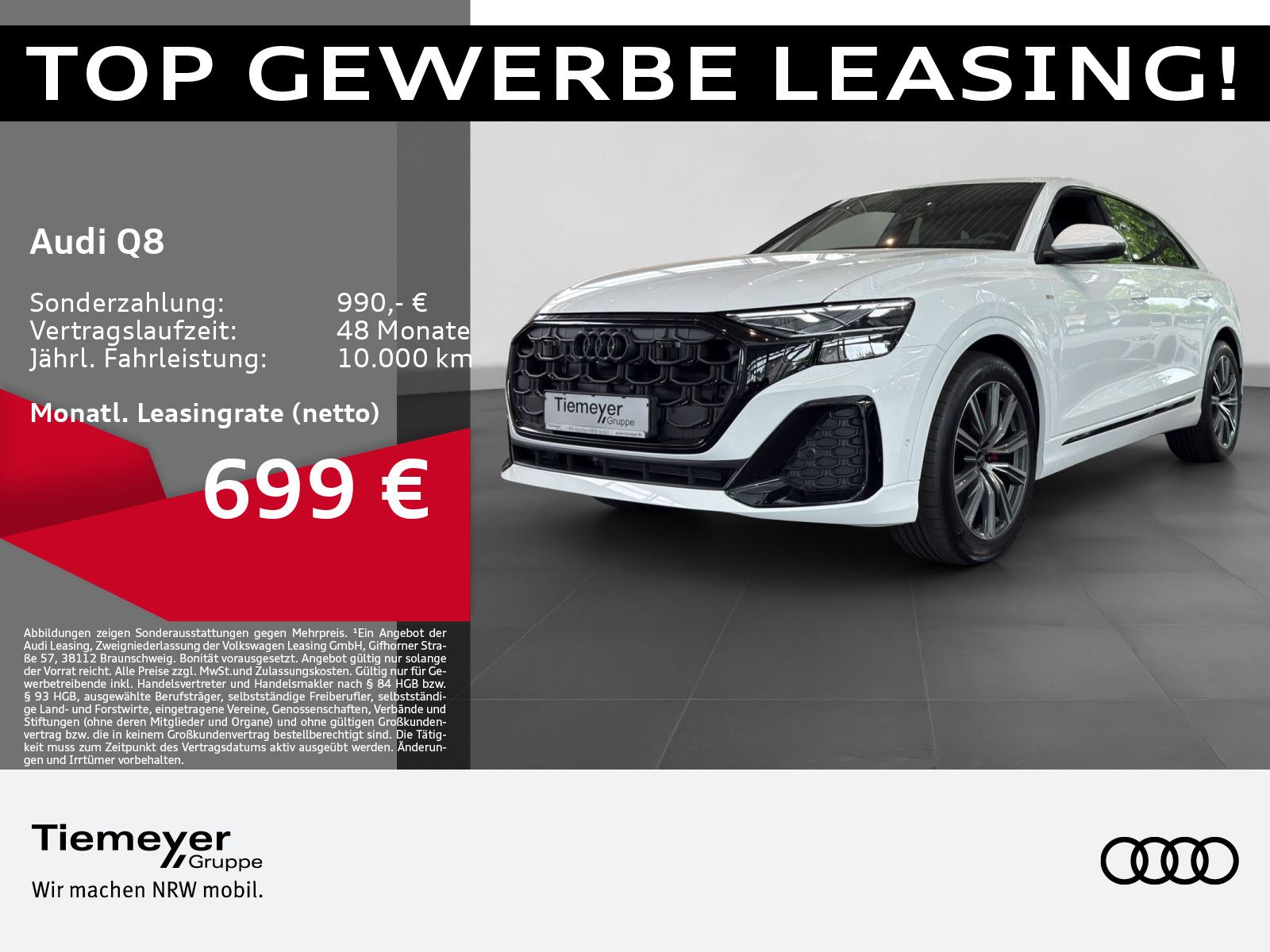 Audi Q8 TDI Q 2x S LINE MATRIX LUFT 360° OPS LM21 foto 1