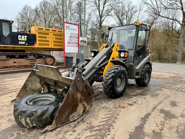 MECALAC AX850 * Schaufel & Gabel Top Zustand