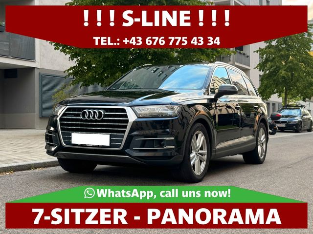 Audi Q7 3.0 TDI QUATTRO | S-LINE | 7-SITZER | PANORAM