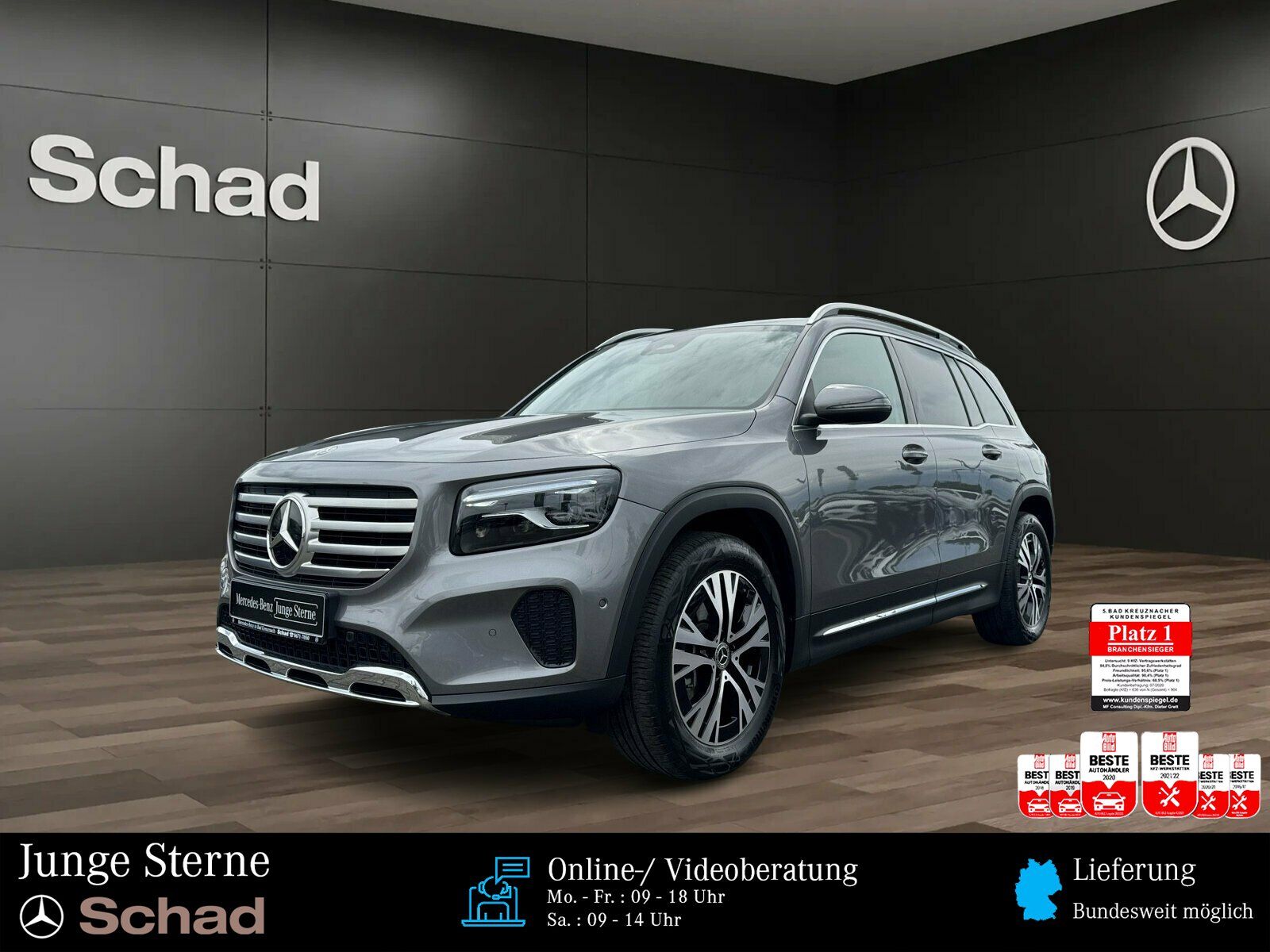 MERCEDES-BENZ GLB 220 4M PROGRESSIVE +NAVI+PANO+AHK+MBEAM LED+
