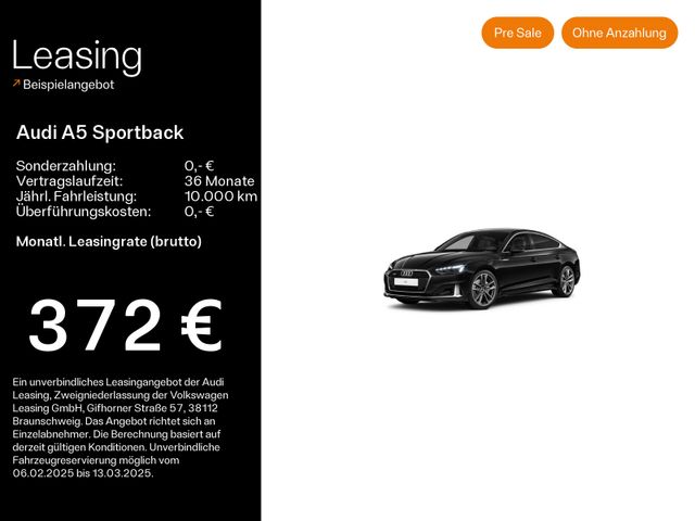 Audi A5 Sportback 40 TFSI qu S line S tro*Matrix*Virt