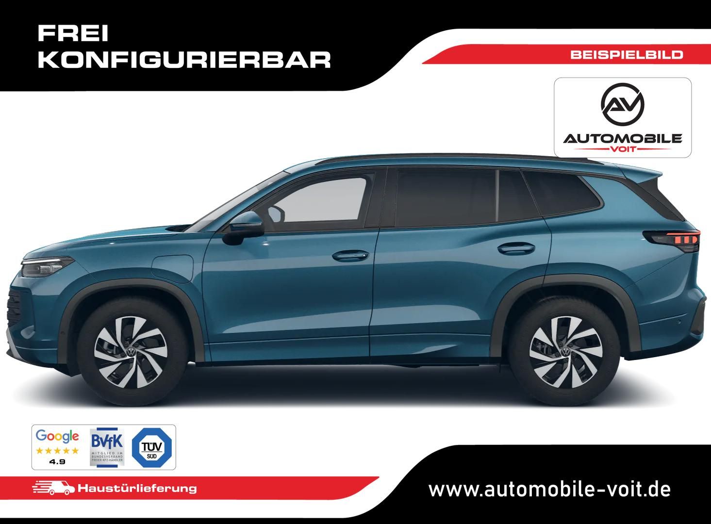 Volkswagen Tayron "LIFE" eHybrid 1.5 TSI 204PS DSG frei ... imagem 2