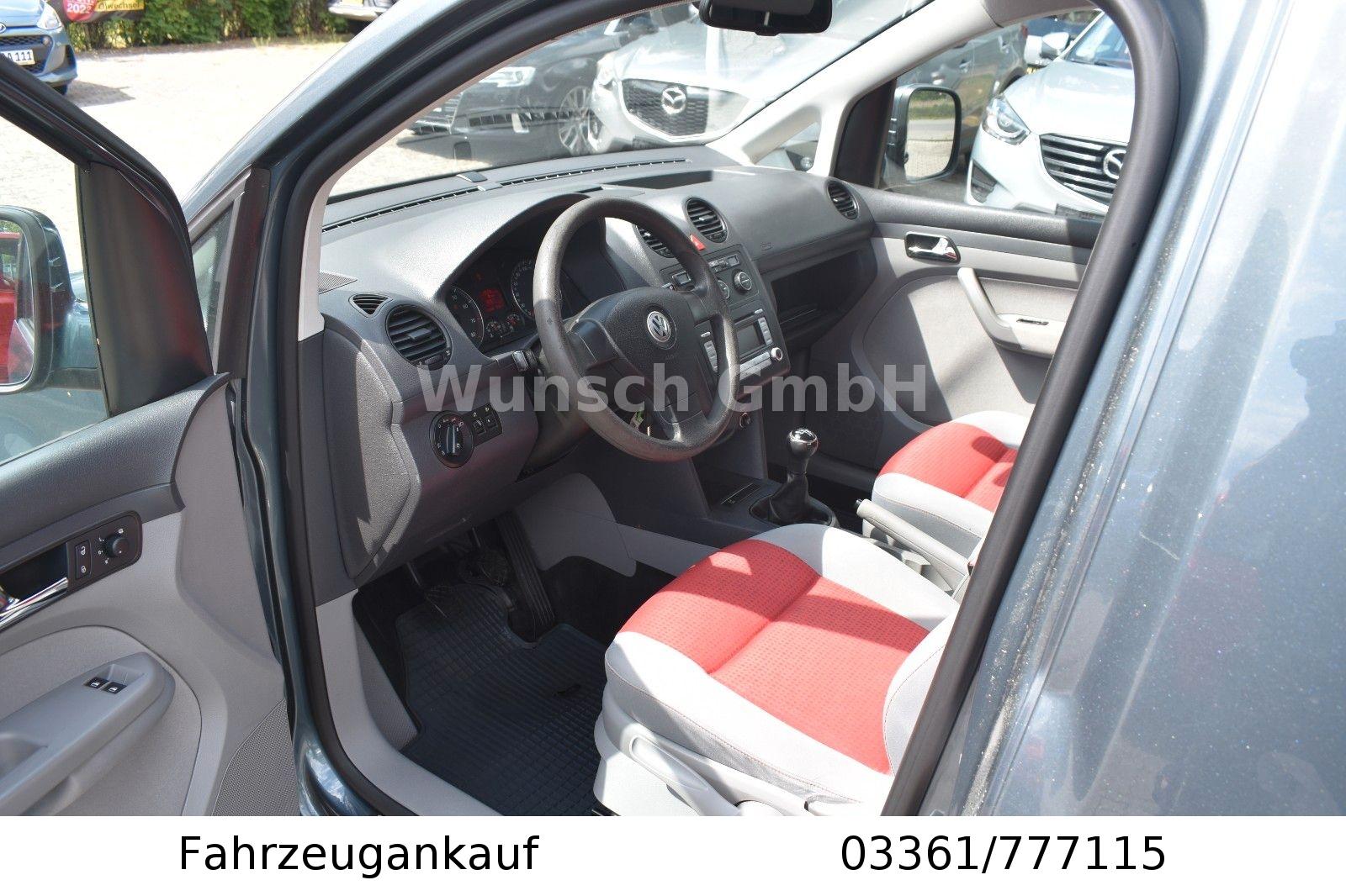 Volkswagen Caddy 2009 — engine 1.984 cm³, 109 HP (80kW)