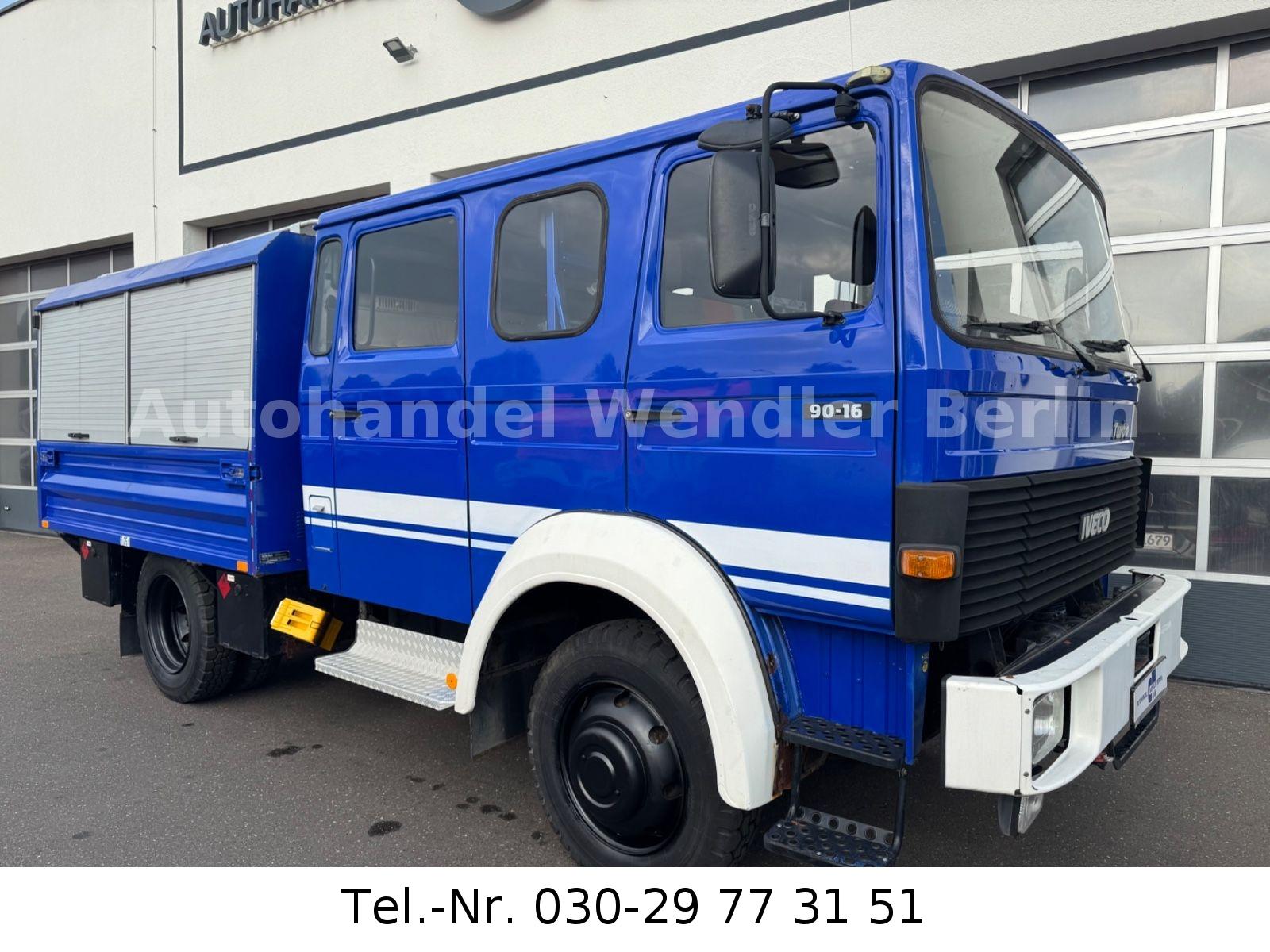 Iveco 9016 AW Koffer Bordwände  25tkm TÜV neu  90-16