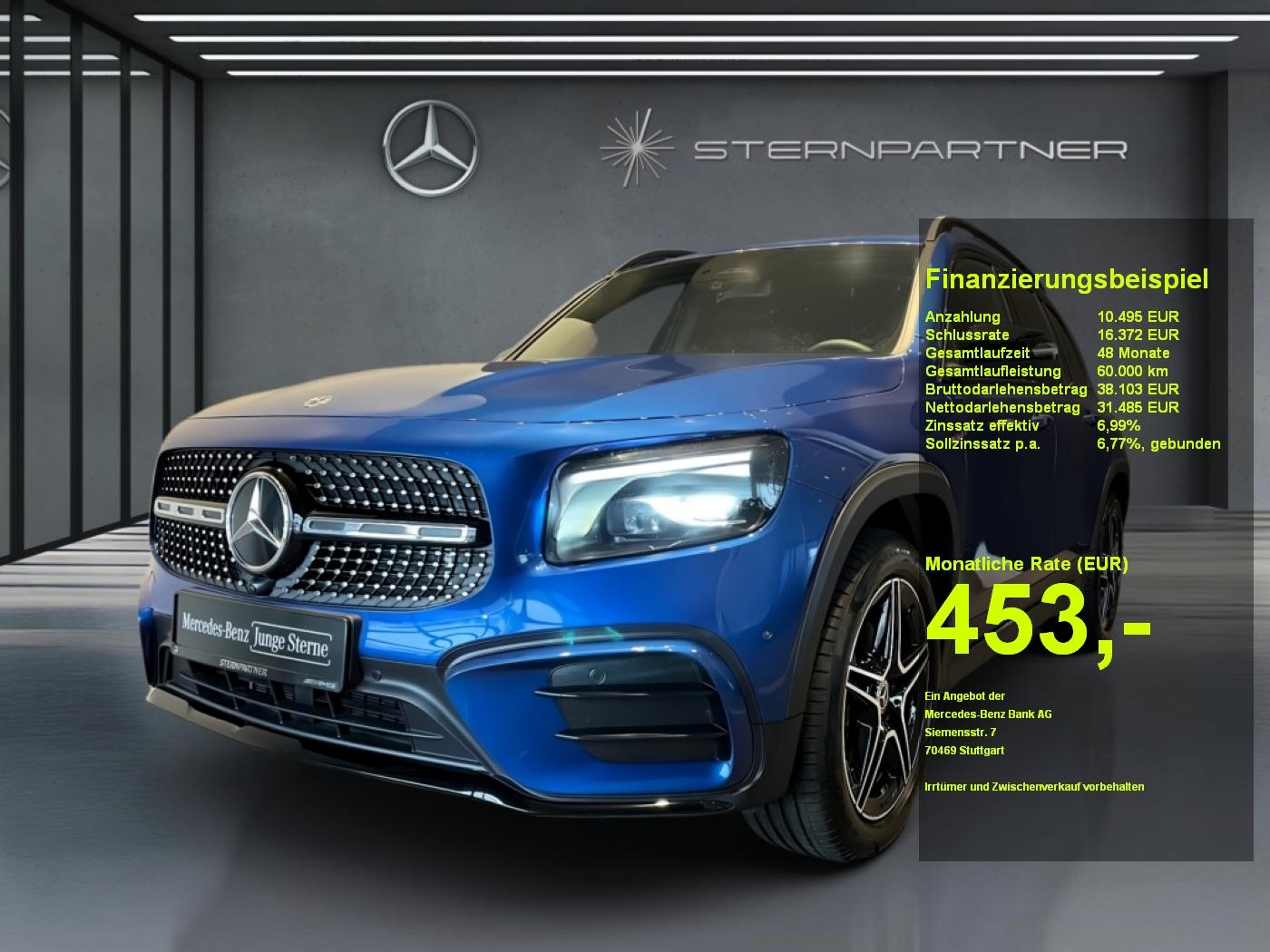 Mercedes-Benz GLB 200 AMG+Night+Navi+AHK+Kamera+MBeam+Ambiente