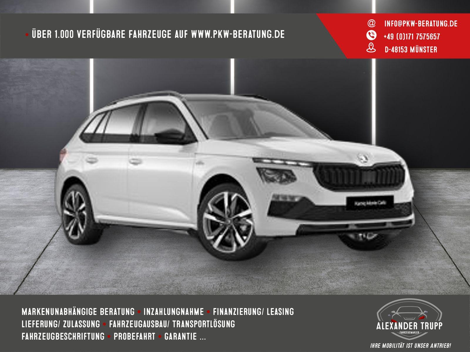 Skoda Kamiq Monte Carlo 1.5 TSI DSG AHK ACC 5JGarantie