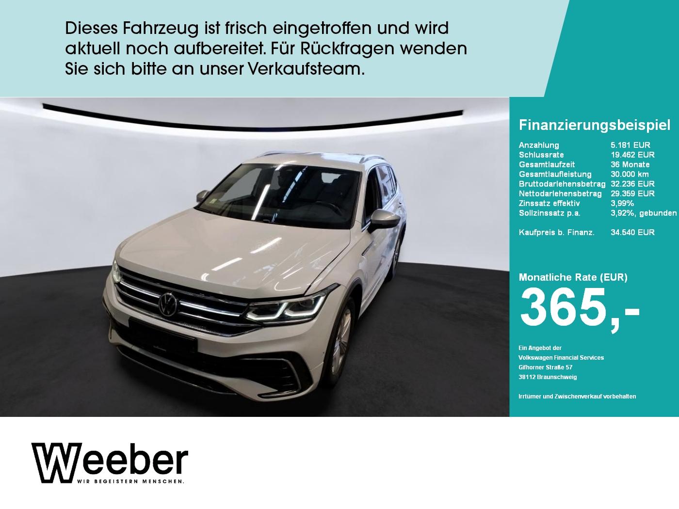 Volkswagen Tiguan Allspace R-Line 4Motion *AHK*STHZ*MATRIX*