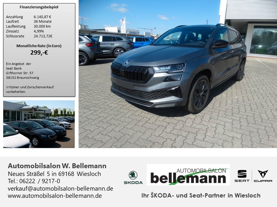 Karoq Sportline 110kW TSI DSG *5 J. Garantie