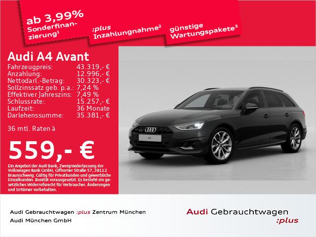 Audi A4 Avant 40 TDI qu. S tronic advanced ACC/Virtua