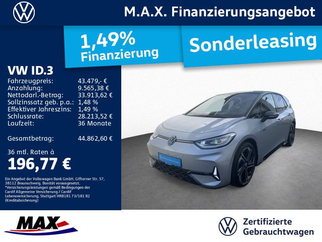 ID.3 GTX IQ.LIGHT+NAVI+PANO+ACC+AR HUD+KAMERA+