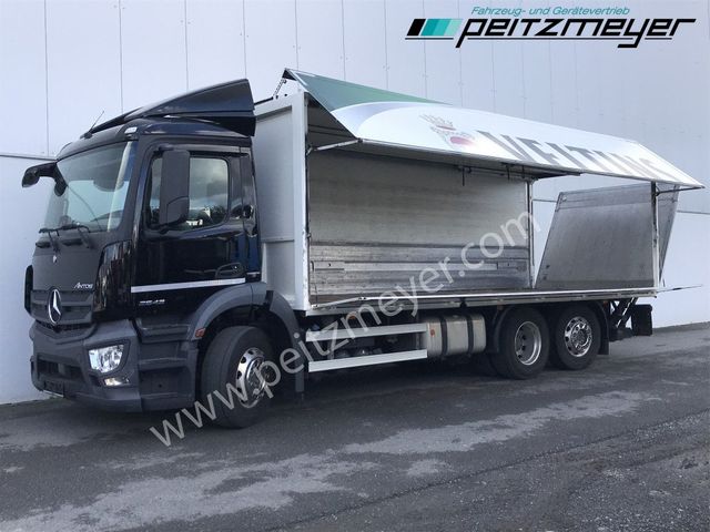 Mercedes-Benz Antos 2543 LL Ewers Getränke Retarder, 2 x AHK, 