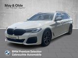 BMW 530 e Touring M Sport, ACC, Kamera, LED Scheinwe - mit Hybrid-Antrieb: Weiß, Luftfederung