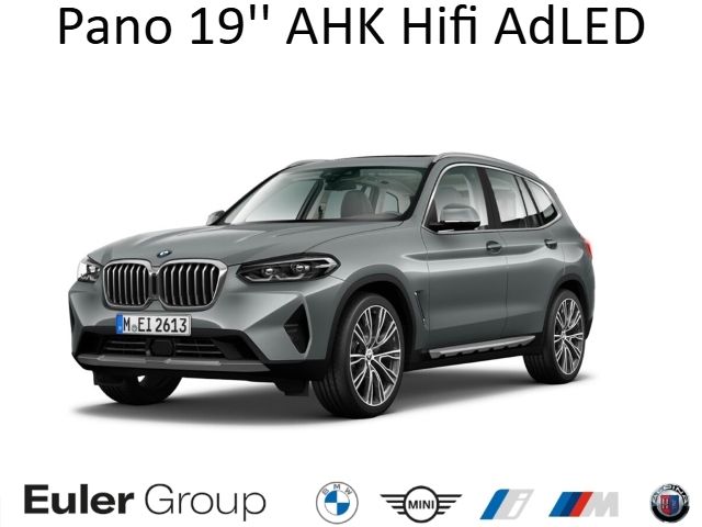 BMW X3 20d Pano 19'' AHK Hifi AdLED ParkAss Leder Dy