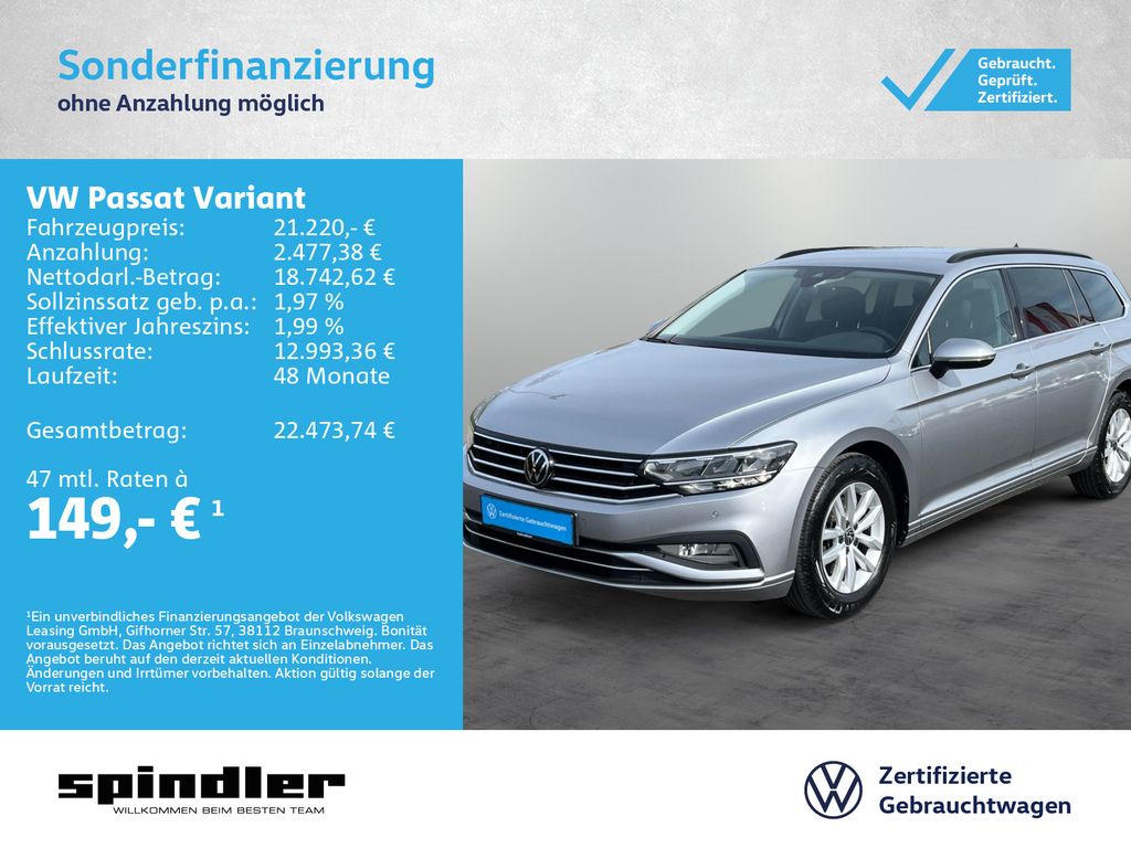 Volkswagen Passat Variant Business 2.0 TDI DSG / LED, AHK