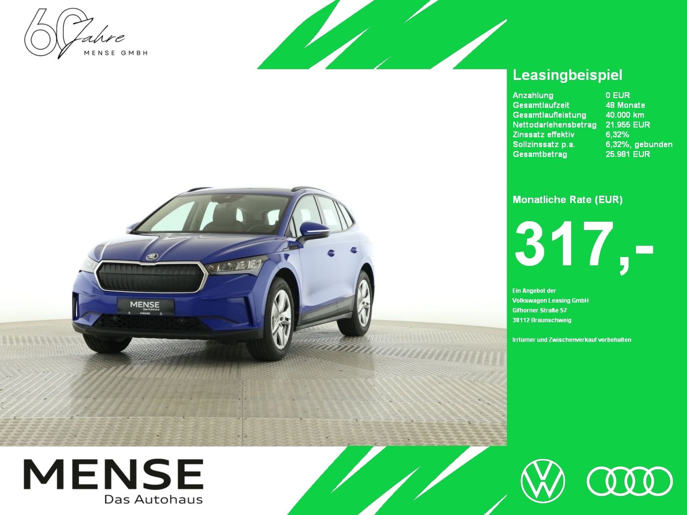 Skoda Enyaq 50 Loft LED|VirtualCP|KlimaA|LaneAss|PDC