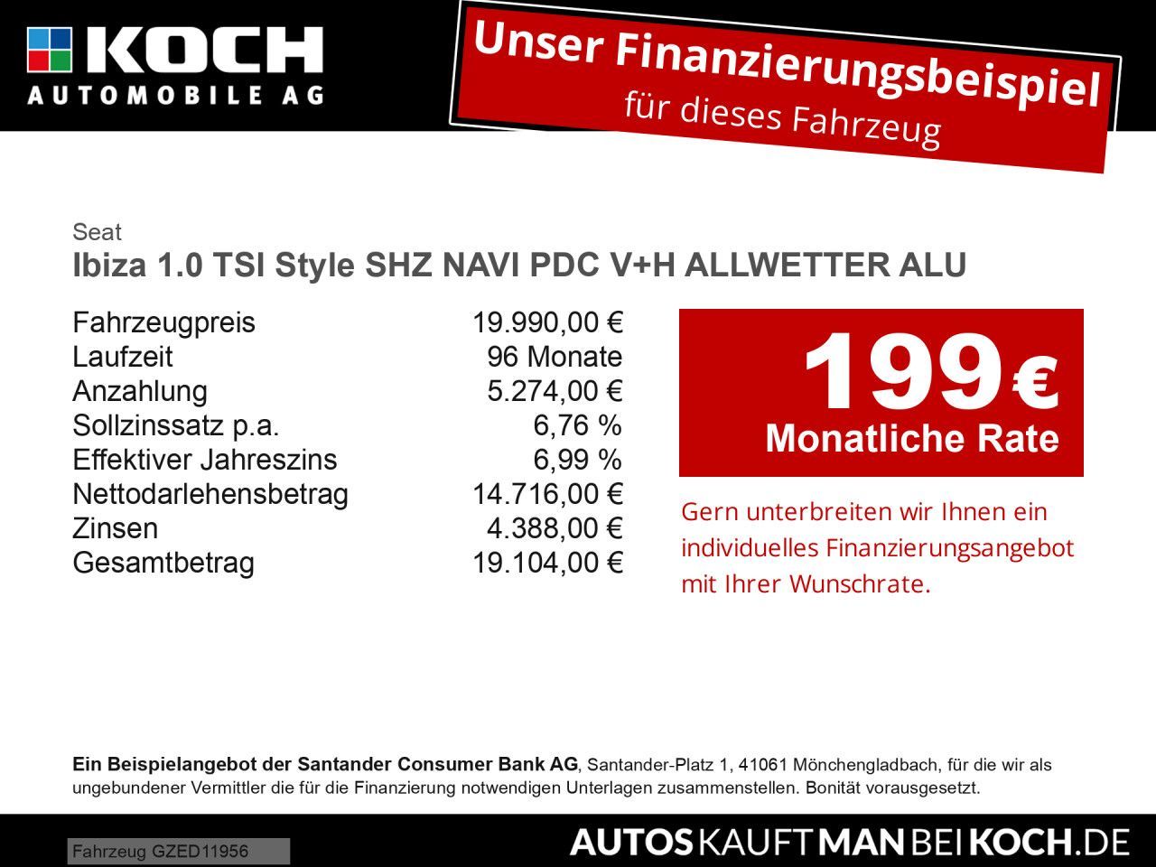 Seat Ibiza 1.0 TSI Style SHZ NAVI PDC V+H ALLWETTER imagem 2