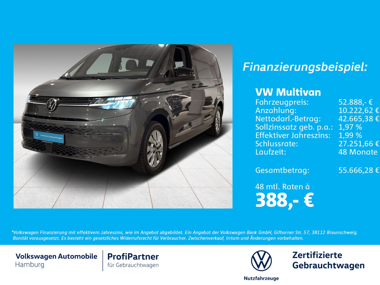 Volkswagen Multivan 2.0 TSI Life DSG LED 7-Sitze AppConnect