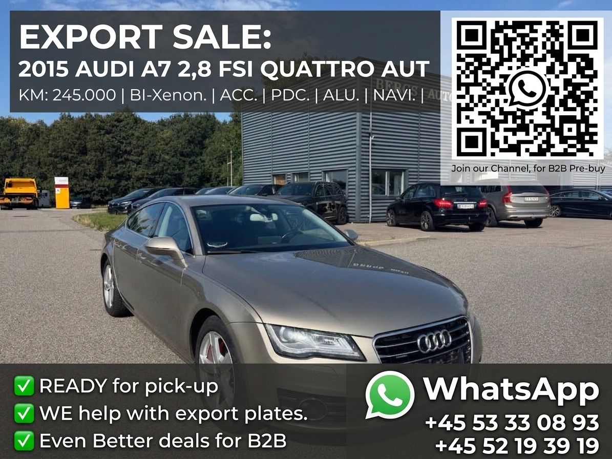 Audi Audi A7.|2.8 FSI.|quattro.|ACC.|PDC.|Xenon.|#3043