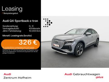 Audi Leasingangebot: Audi Q4 Sportback e-tron 40*LED*Virtual*Navi+*SHZ*GRA