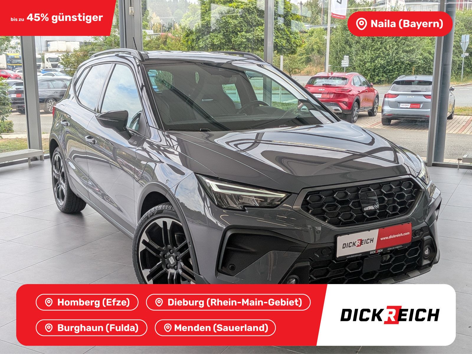 Fahrzeugabbildung SEAT Arona 1.5 TSI FR-LINE Black AHK*ACC*KAMERA*LED