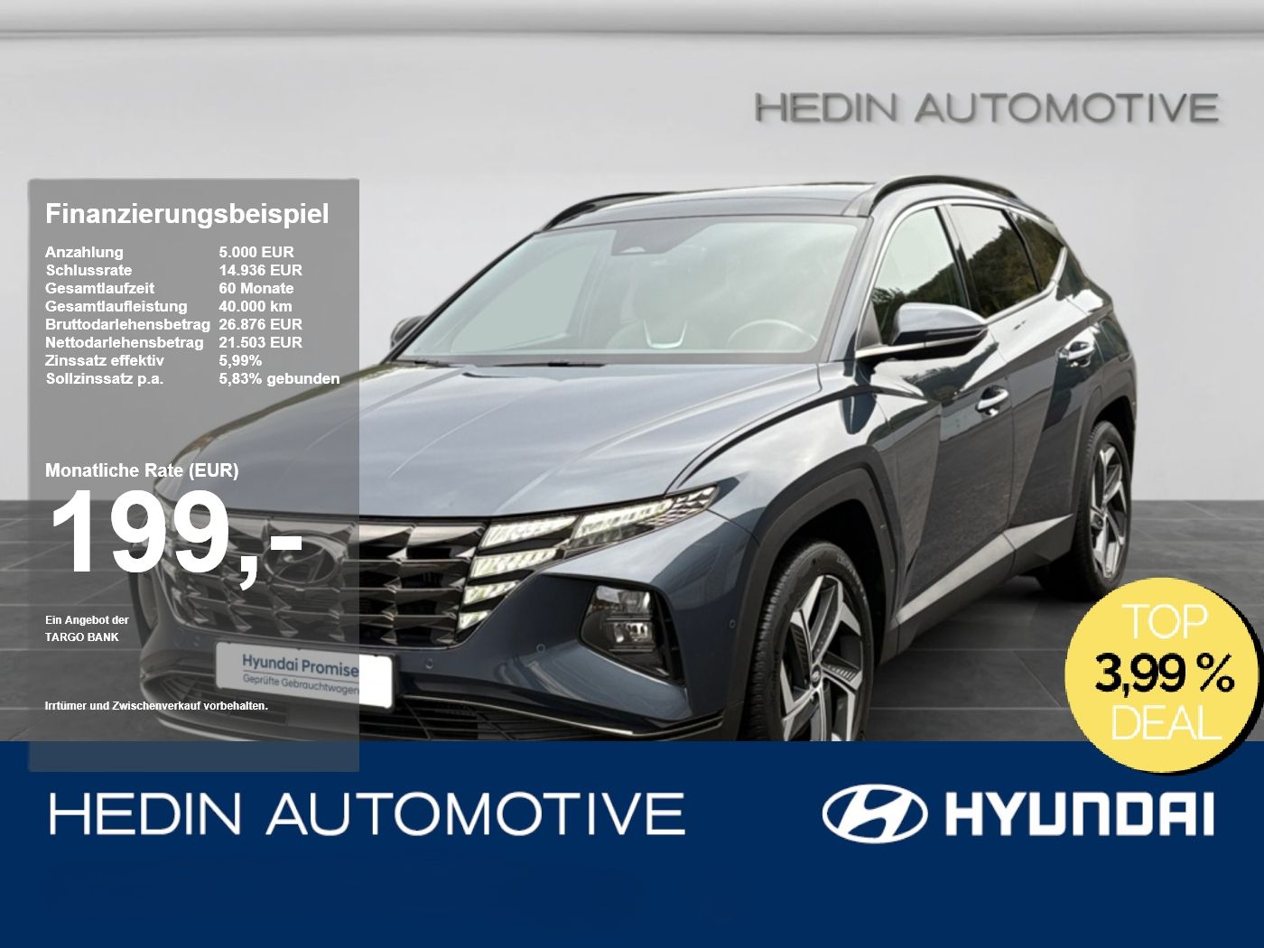 Hyundai Tucson 1.6 T-GDI PHEV 4WD Prime SHZ|TEMP|360°