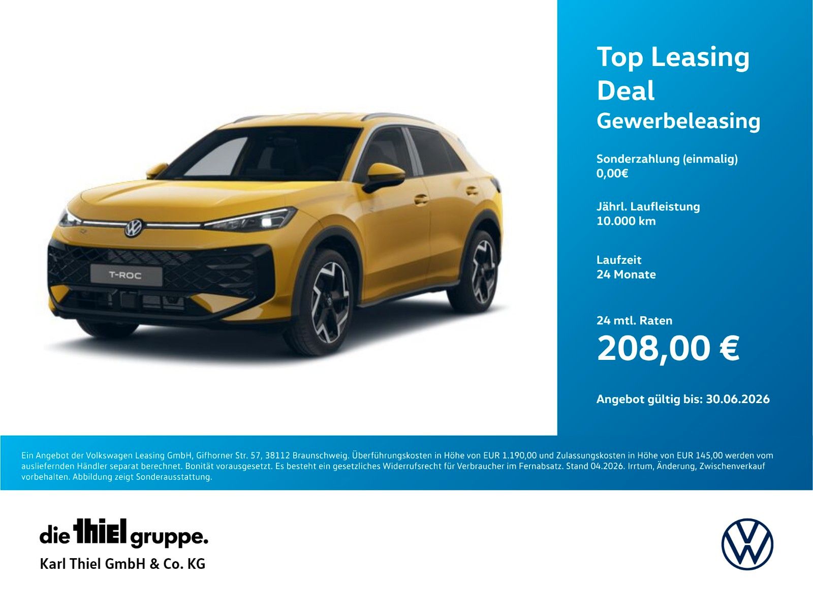 Volkswagen T-Roc R-Line 1.5l eTSI DSG