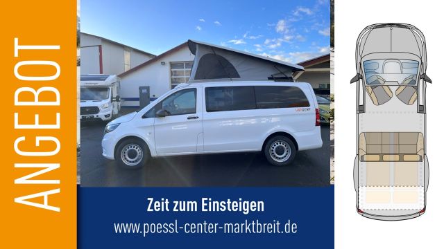 Pössl VANSTAR Vito 190PS, Heizung, Navi+RFK