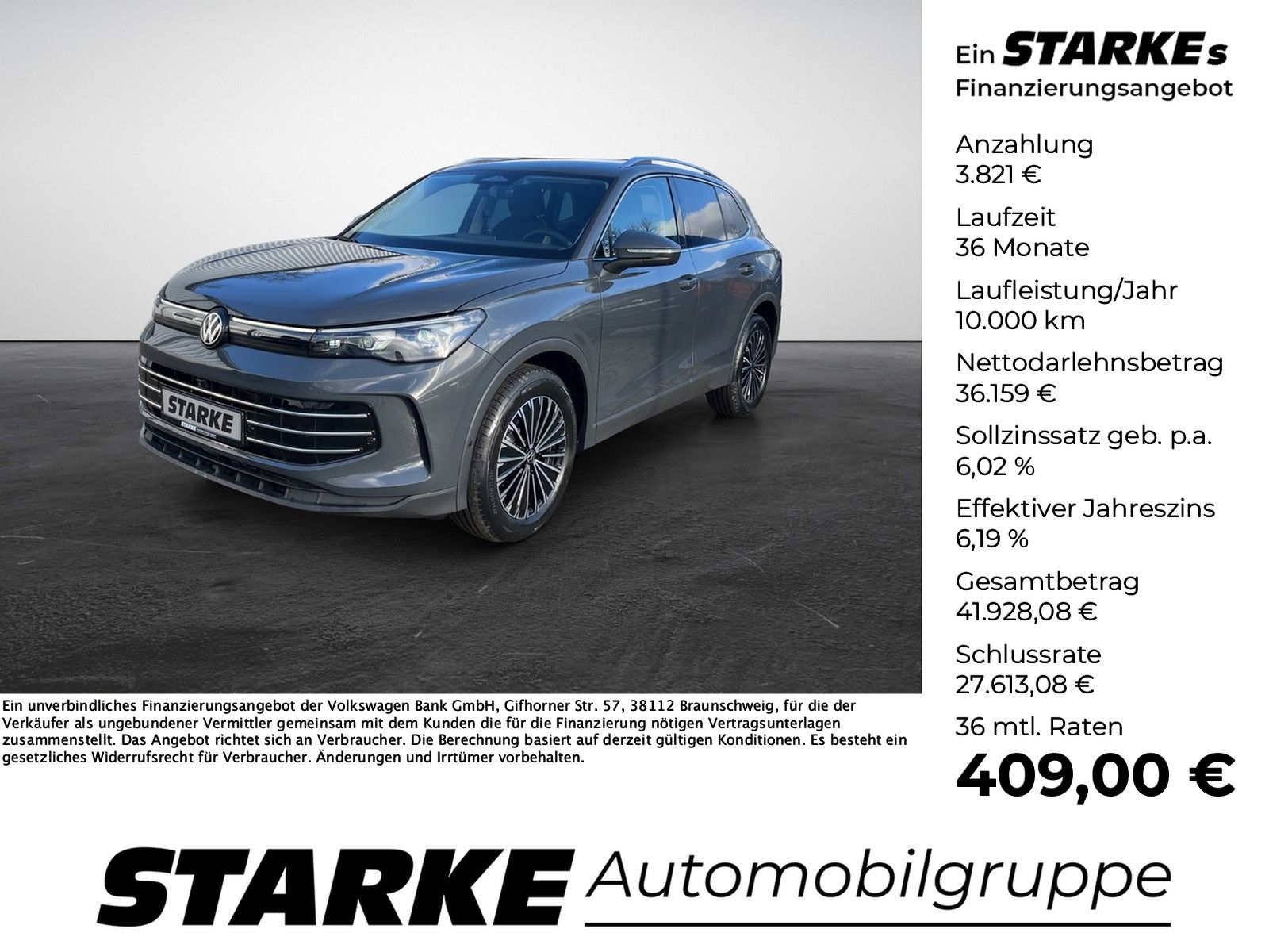 Volkswagen Tiguan 2.0 TDI DSG Elegance  Navi LED Kamera PDC
