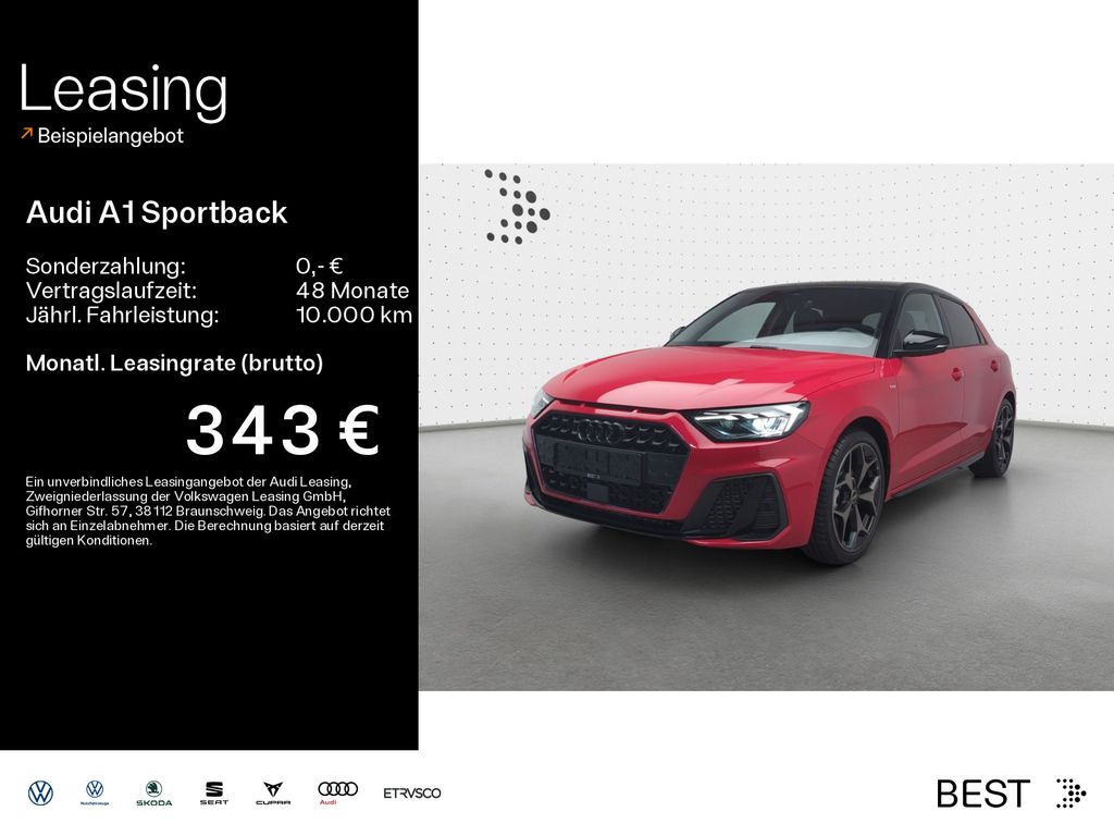A1 Sportback S line 30 TFSI KAMERA*CARPLAY*SONOS