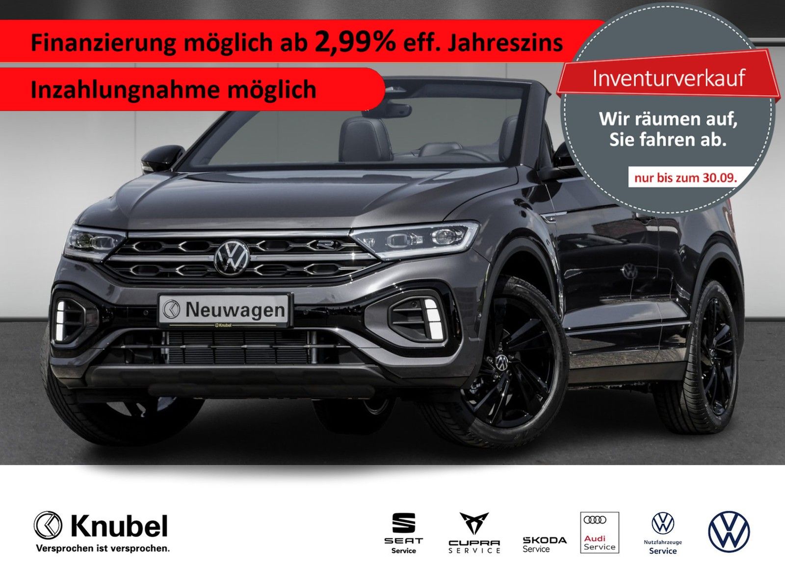 Volkswagen T-Roc Cabriolet R-Line 1.5 TSI DSG IQ.Light Navi
