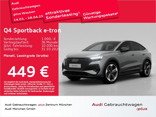 Audi Q4 Sportback e-tron 45 qu. S line AHK/Virtual+/N