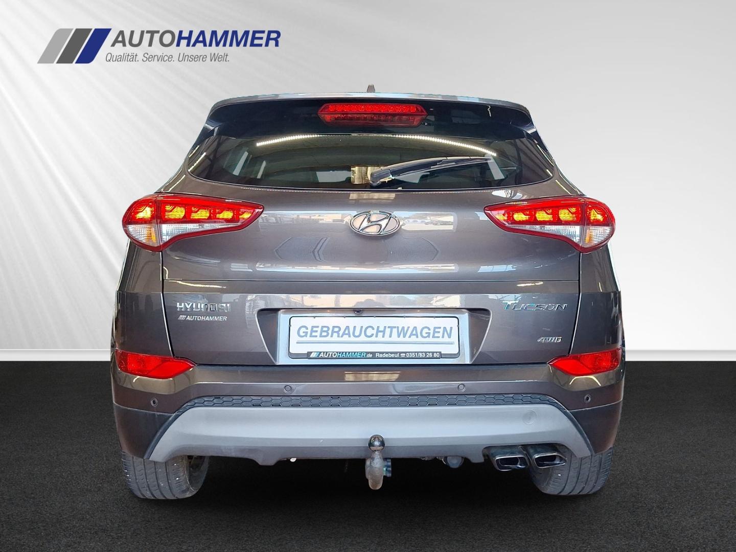 Hyundai Tucson 1.6T 4WD DCT PREMIUM Leder Navi Sich.-P.