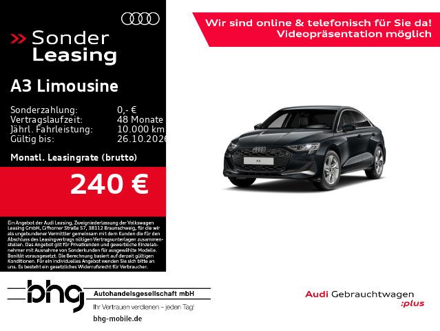 A3 Limousine 35 TFSI advanced LED Virtual GRA