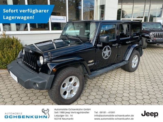 Jeep Wrangler Unlimited Sahara 3.6 V6 Leder, AHK