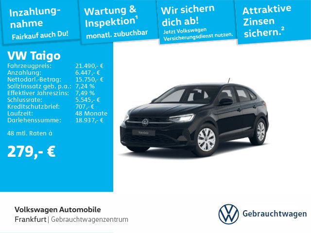 Volkswagen Taigo 1.0 TSI FrontAssist LaneAssist DAB+ LED