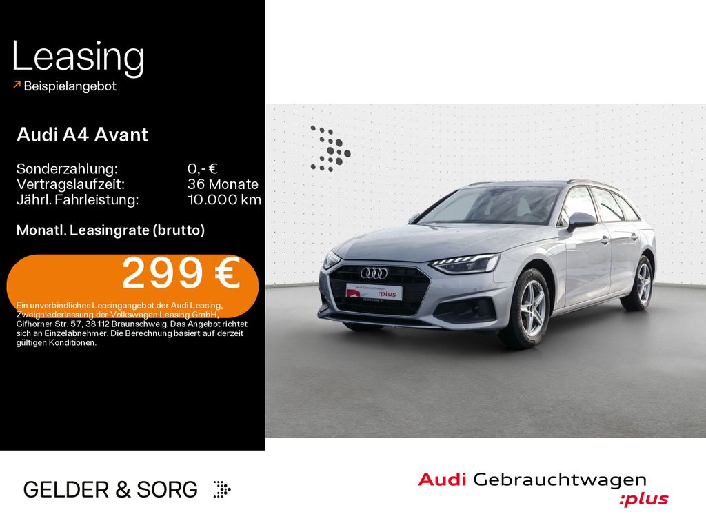 A4 Avant 30 TDI LED*Navi*ACC*Carplay*Sitzh.