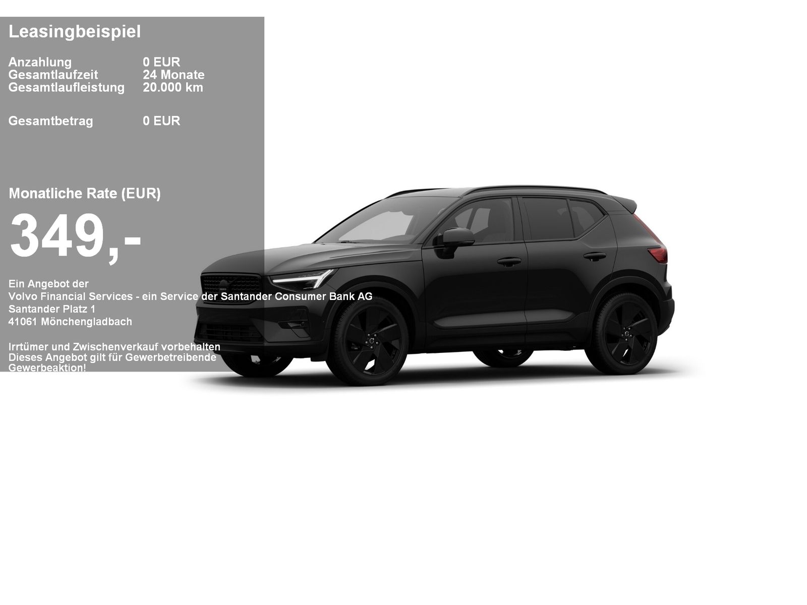 Volvo XC40 B3 Plus Black Edition Gewerbeaktion!