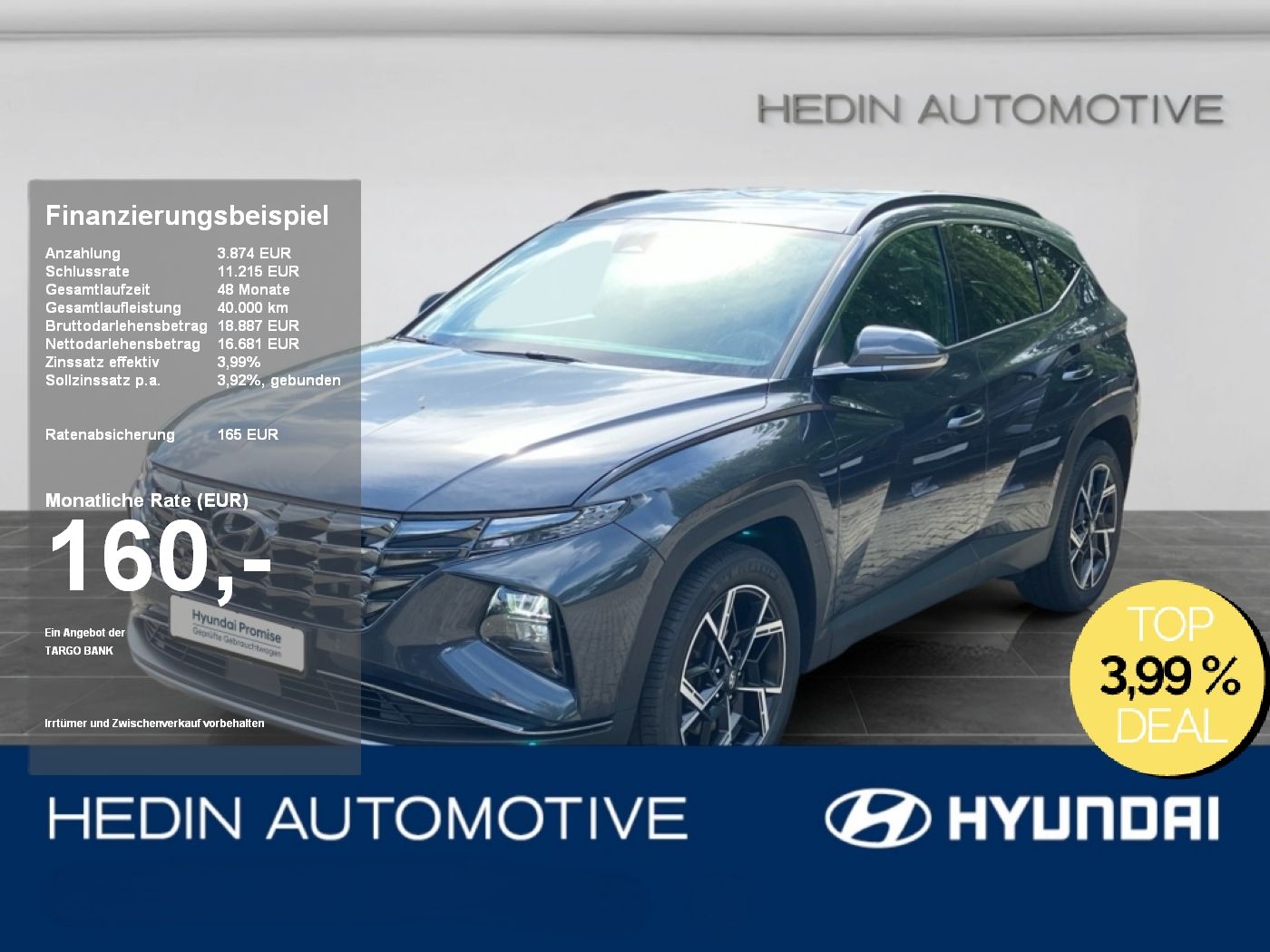 Hyundai Tucson 1.6 TGDI Trend NIGHT|SHZ|TEMP|DISTR|KAM