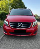 Mercedes-Benz V 250d 4 Matic Lang ILS-LED AHK 2500kg 6 Sitz  - rote Mercedes-Benz V-Klasse