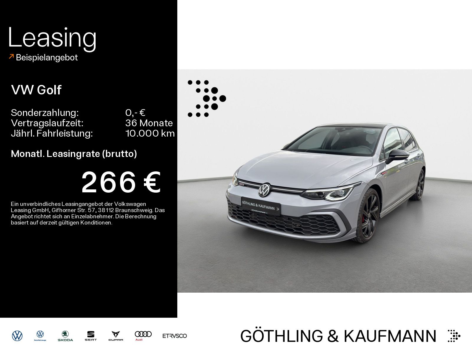 Volkswagen Golf VIII 2.0 TSI DSG GTI *BLACK-STYLE*NAVI*PANO