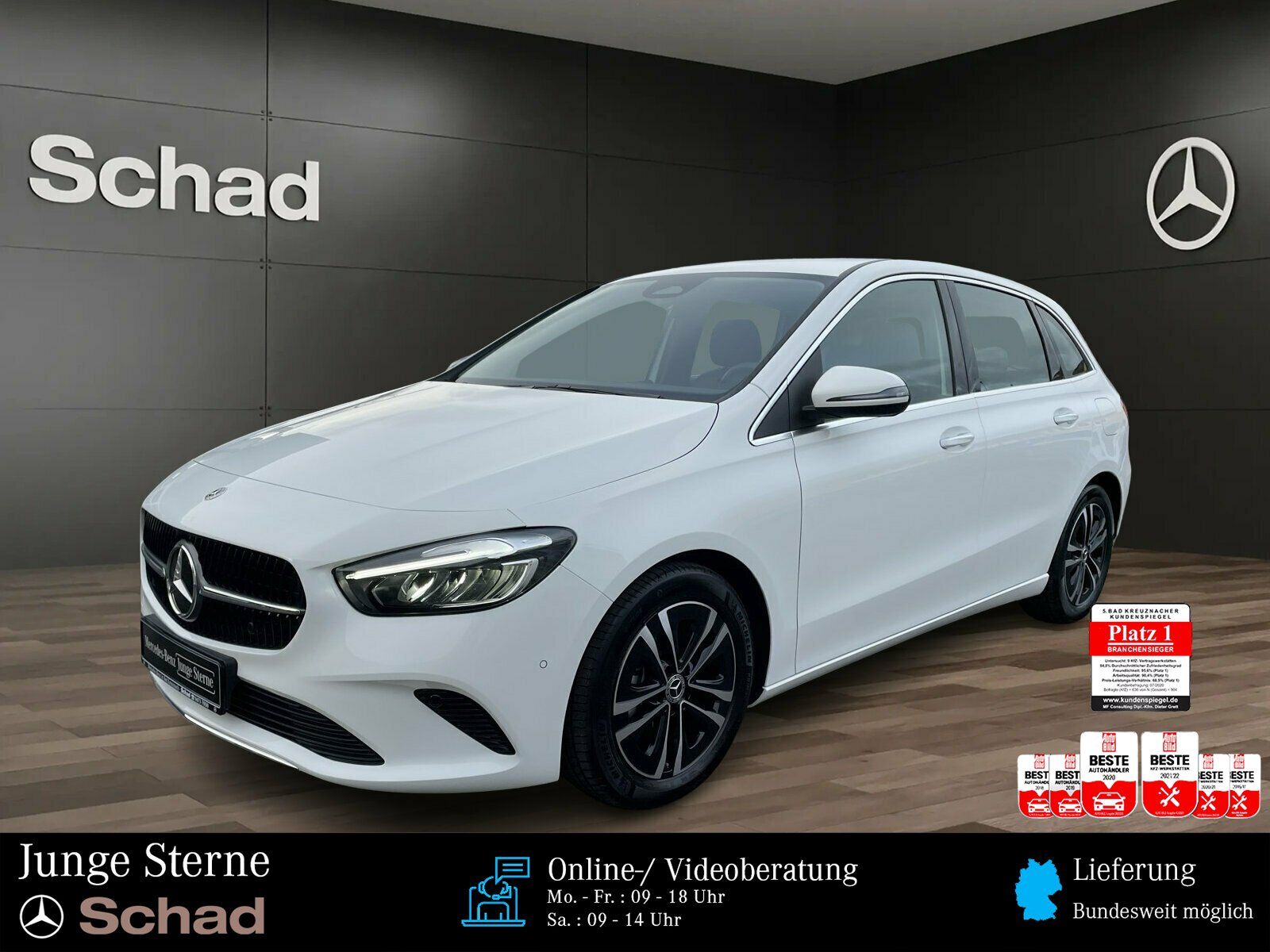 Mercedes-Benz B 180 PROGRESSIVE AHK+LED+KAMERA+KEYLESS+EASY-P.