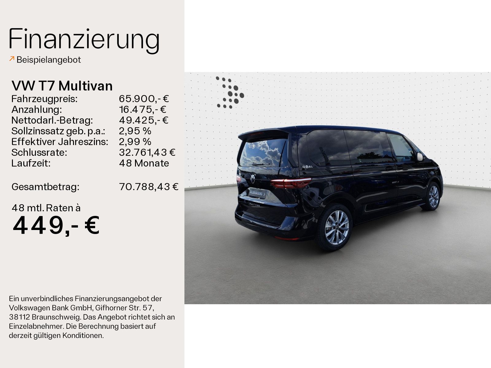 Volkswagen T7 Multivan GOAL TDI *AGR*Navi*AHK*Stand* imagem 2