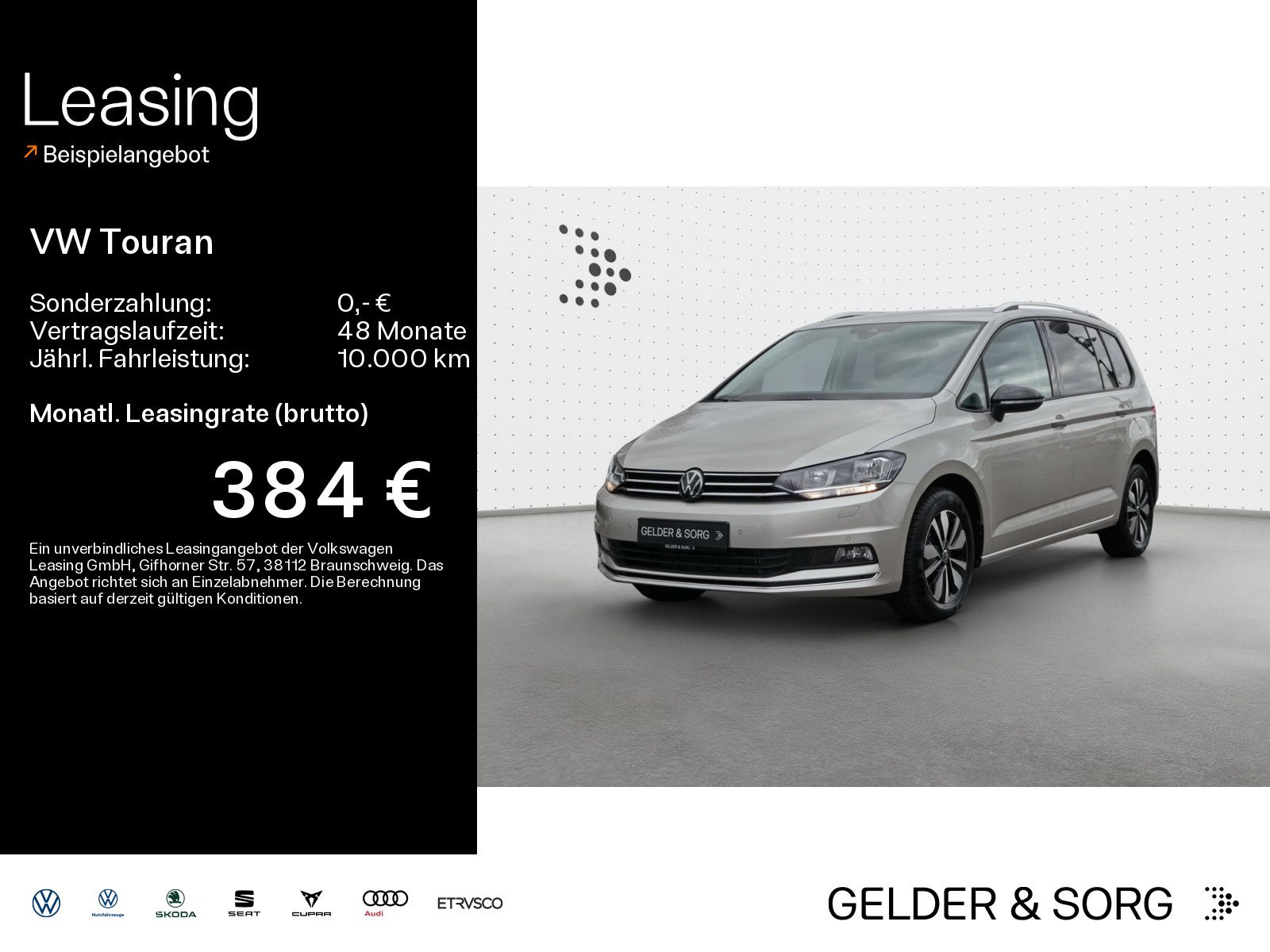 Volkswagen Touran 2.0 TDI Goal 7-Sitze*AHK*NAVI*ACC*virtual