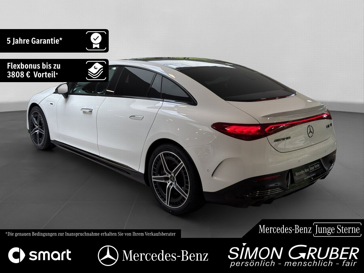 Fahrzeugabbildung Mercedes-Benz EQE 43 4M AMG Hyper Pano HUD Massage Md2025